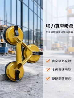 吸盘固定器强力玻璃吸盘真空贴瓷砖吸提器吊顶地板砖重型三爪神器