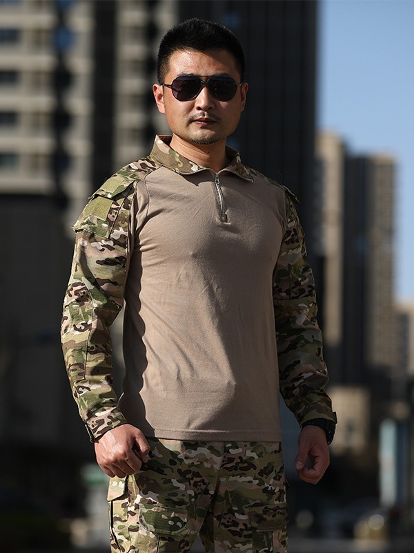 G2 ropa de rana hombre de manga larga americano camuflaje al aire libre ropa de entrenamiento de rana táctica al por mayor transfronteriza