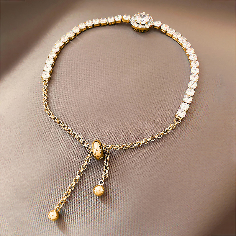 Fashion Style Fashion Geometric Rhinestone Artificial Gemstones Women's Bracelets