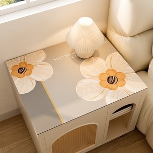 Bedside Table Mat Waterproof and Oil-Proof Silicone Table Mat Light Luxury Refrigerator Dust Cover Cloth Cover Washing Machine Mat