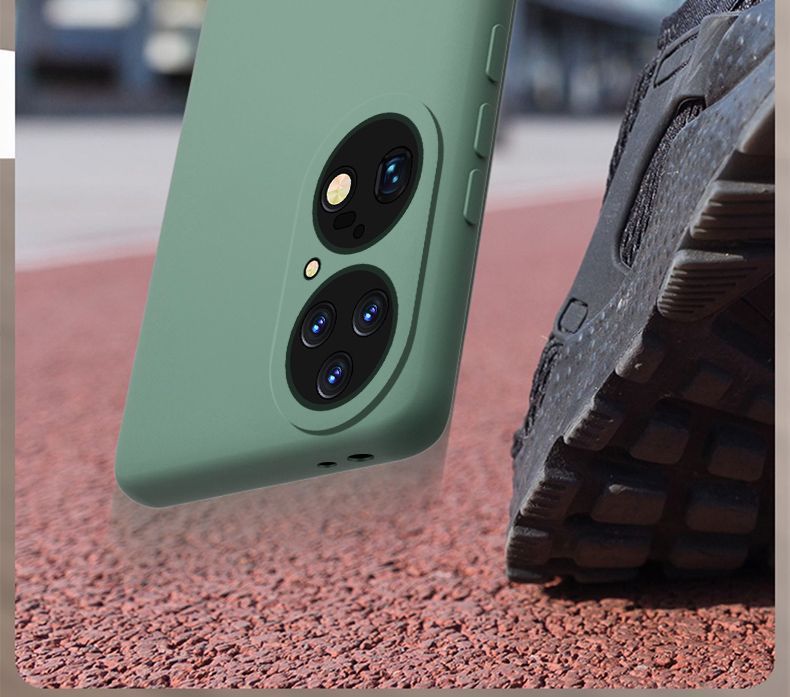 Huawei P50 Pro Handyhülle Aus Flüssigsilikon Im Schlichten Design_voghion.com