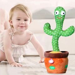 The same trendy cactus that can dance and sing, cactus twist, birthday gift, swinging, simulated decoration