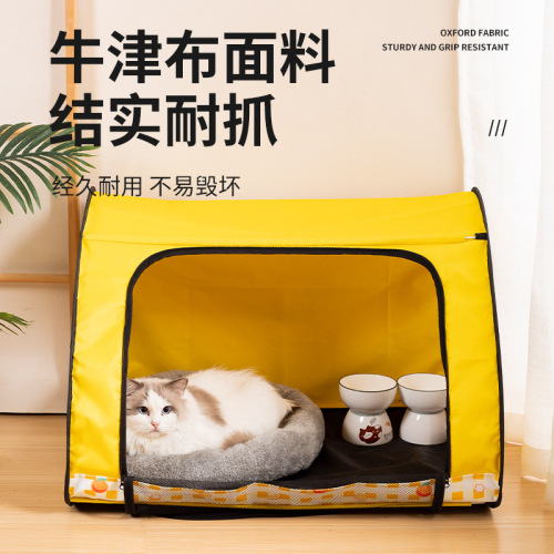 Cat Delivery Room Cat Nest Enclosed Dog Cat Cage Fence Tent Foldable Pet Supplies Large Space for Kittens