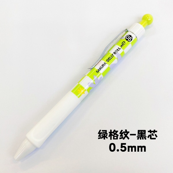 Japonés Sakura Cherry Blossom prensa aguja gel pluma 0,5 Azul Negro Rojo Oficina firma negro pluma estudiante