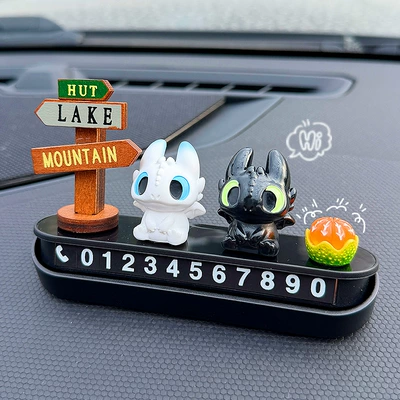 Car Phone Number Plate, Nömrəli dayanma kartı - black-and-white-toothless-boy-road-sign-green-orange-magnetic-digital-parking-sign