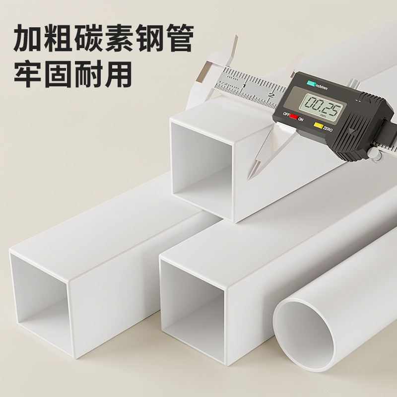 简易衣柜家用卧室布衣柜结实耐用钢架结构组装挂衣架全封闭拉帘款|undefined
