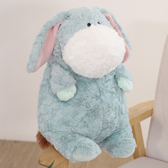 卡通安撫小毛驢玩偶柔軟呆萌屹耳床上大抱枕波波娃可愛呆呆驢公仔