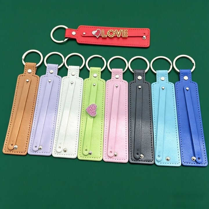 8-10mm Imitation Leather Key Ring Pu Leather Keychain DIY Jewelry Pendant Key Chain Jewelry 8-10mm Imitation Leather Key Ring Pu Leather Keychain DIY Jewelry Pendant Key Chain Jewelry