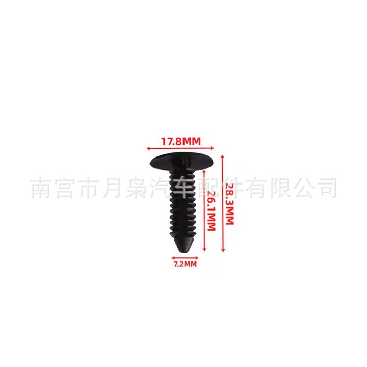 厂家供应尼龙铆钉扣树形塑料铆钉 倒刺平头柳钉圣诞树固定橡胶扣