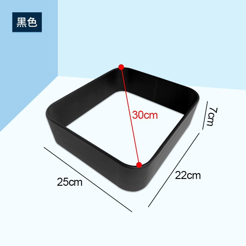 Black cosmetic bag PVC