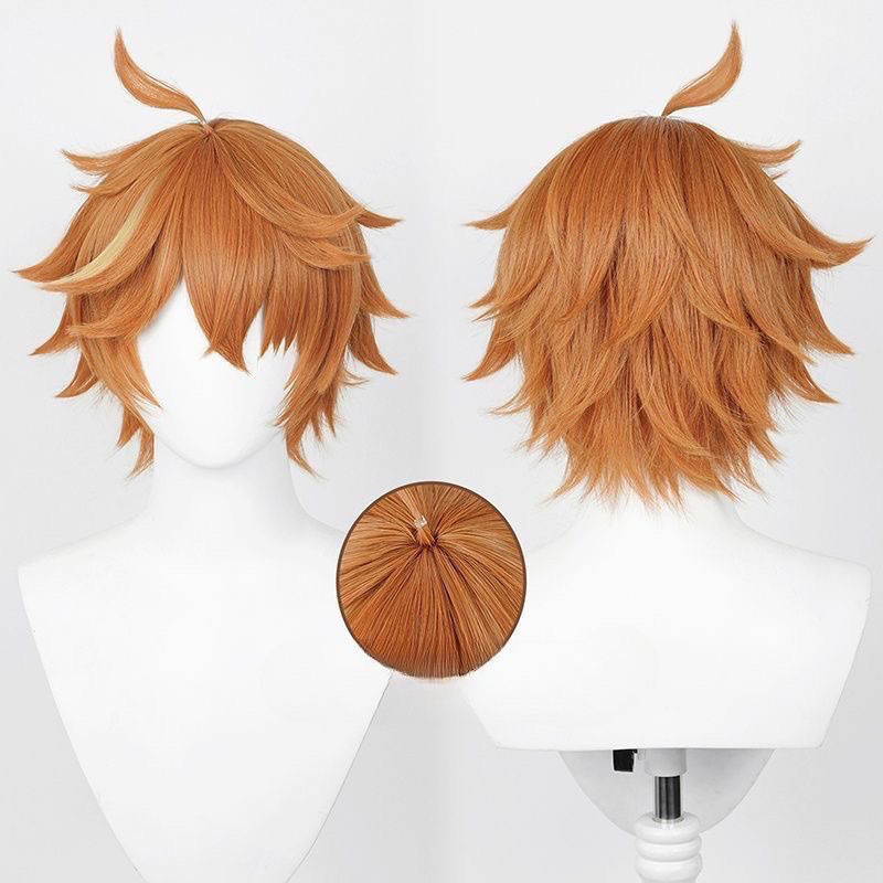 Siyue original god dadalia cos wig cos anime wig warped hair short hair rose net wig
