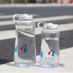 Plastic cup with large capacity, portable, new century filter leaf, space cup, outdoor sports water bottle with filter screen