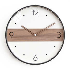 现代简约北欧创意挂钟客厅卧室家用静音时钟挂墙钟表 WALL CLOCK