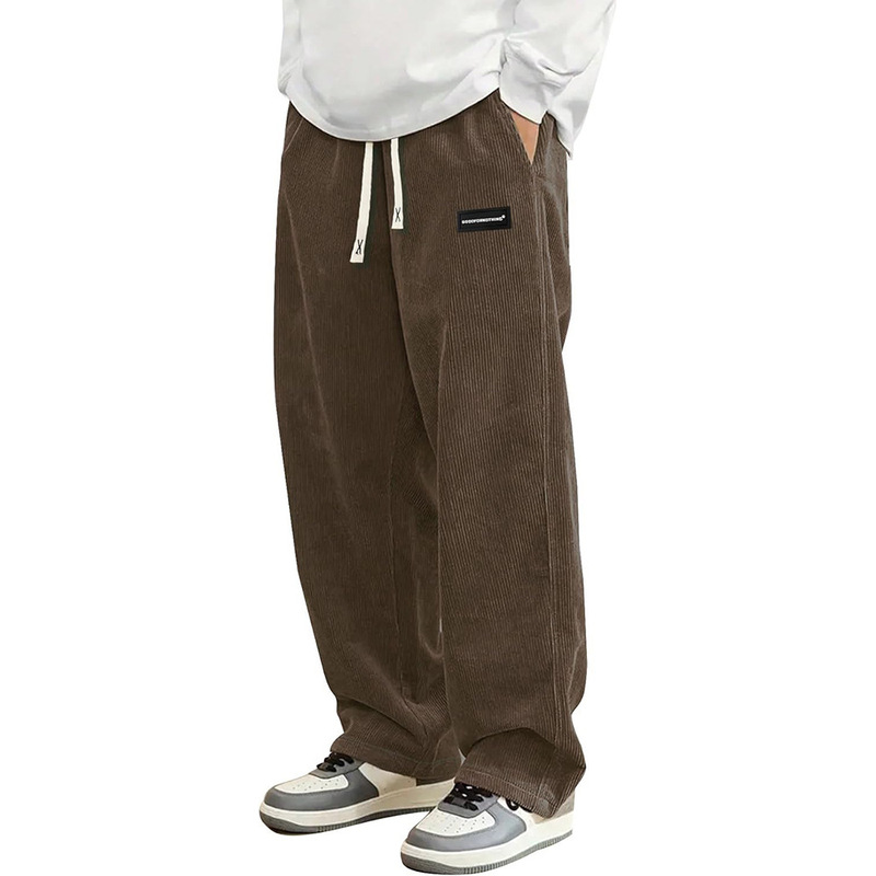 Cross-Border Foreign Trade Corduroy Casual Pants for Men, Loose Fit, Trendy, Versatile Long Pants, Direct Sales from the Manufacturer Cross-Border Foreign Trade Corduroy Casual Pants for Men, Loose Fit, Trendy, Versatile Long Pants, Direct Sales from the Manufacturer