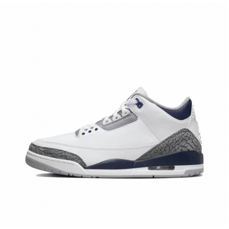 Zapatos de baloncesto para hombres, zapatos casuales para hombres, Carolina del Norte, zapatos de carreras de Fujiwara, AJ3, zapatos sonrientes, zapatos de pareja para mujeres.