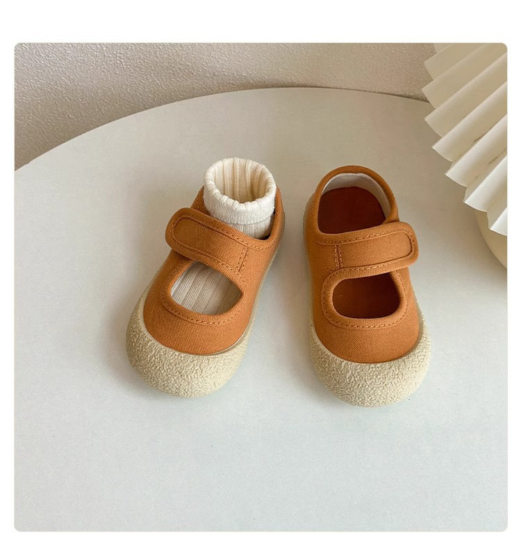 Chaussures de marche pour bébé, semelle souple, bout carré, style coréen, en toile, décontractées, pour filles et petits garçons, nouveauté été_voghion.com