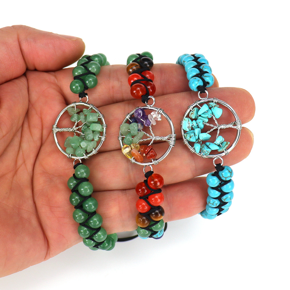 Bracelets Classification Fashion Tree Natural Stone Bracelets 1 Piece