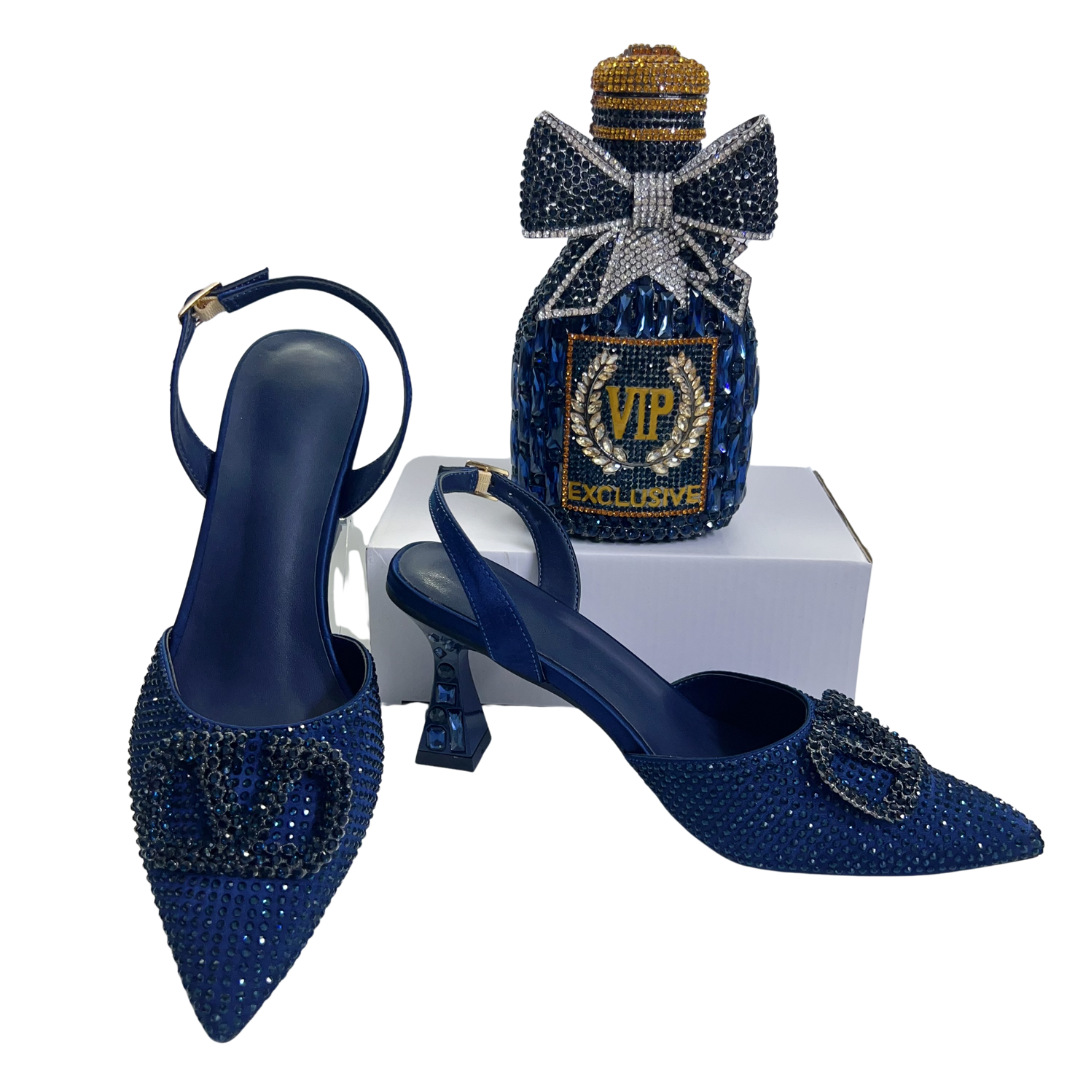 Zapatos de estilo italiano nuevos zapatos de tacones altos de lujo con diamantes zapatos de banquete de mujer zapatos de punta de mujer image 11