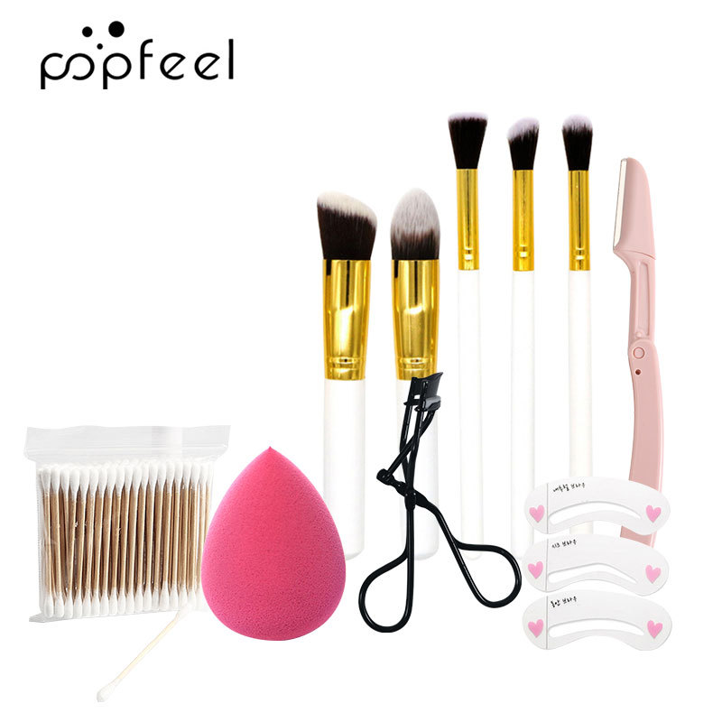 Influencer-inspiriertes Make-up- und Kosmetik-Komplettset für Anfängerinnen, Make-up-Set für Anfängerinnen, Studentinnen, leichtes Alltags-Make-up._voghion.com