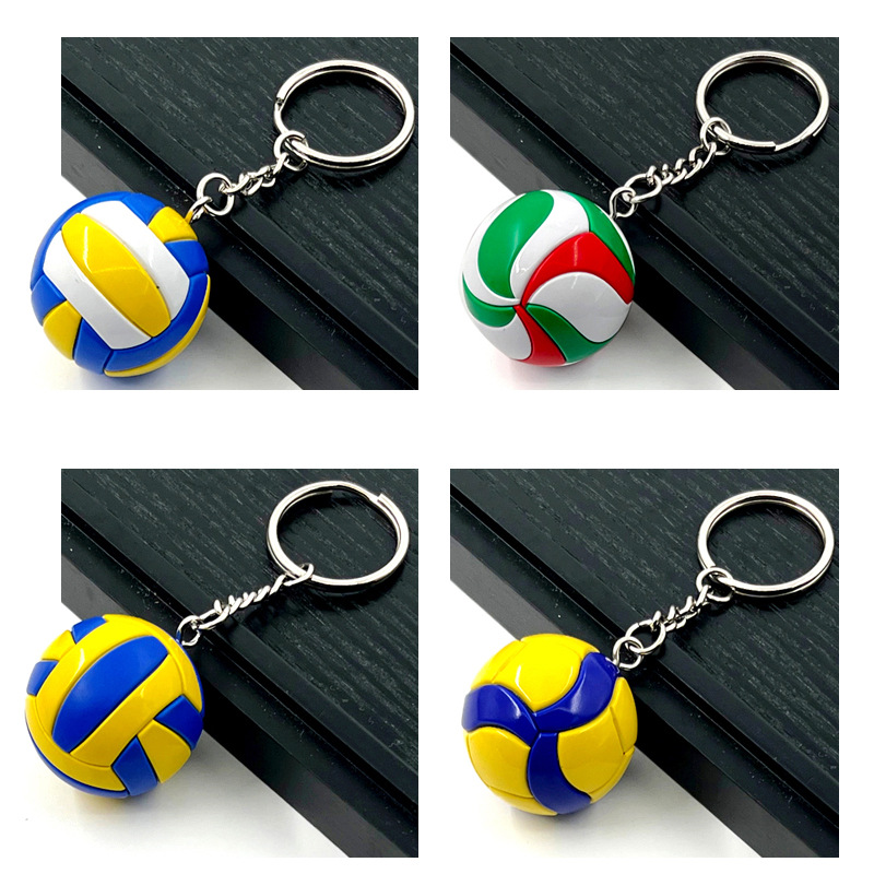 modelo de voleibol llavero colgante maleta mochila llavero colgante joyas de regalo de caja ciega