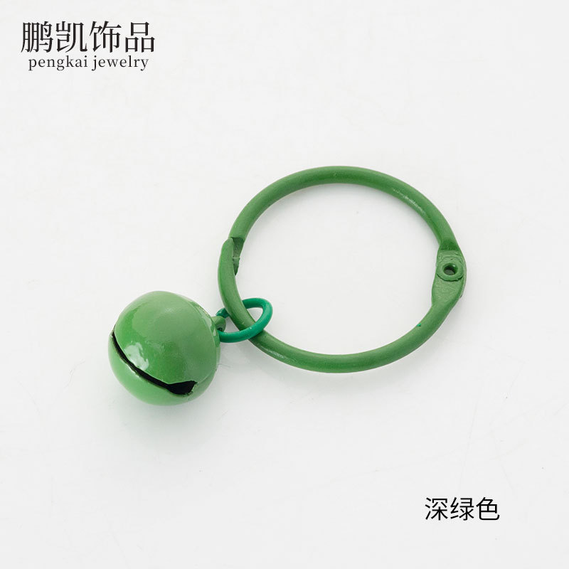 クリエイティブネット赤鈴キーホルダーカラー樹脂ストラップ部品バッグ自動車ストラップキャンディー色ストラップ材料