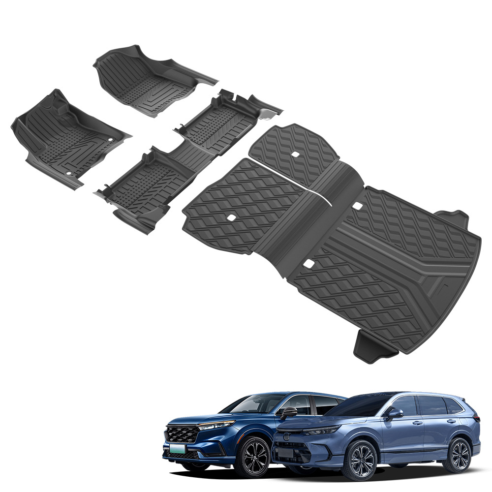 TXR Adecuado para Honda Alfombrilla de pie Honda Crv Breeze Tpe Floor Mats Alfombrilla de piso especial