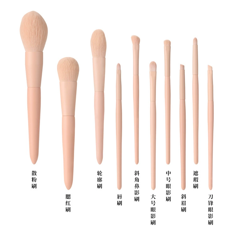 Кисть, foundation, рассыпчатая пудра, косметическая щёчка лица, индивидуальный заказ, 10 штук