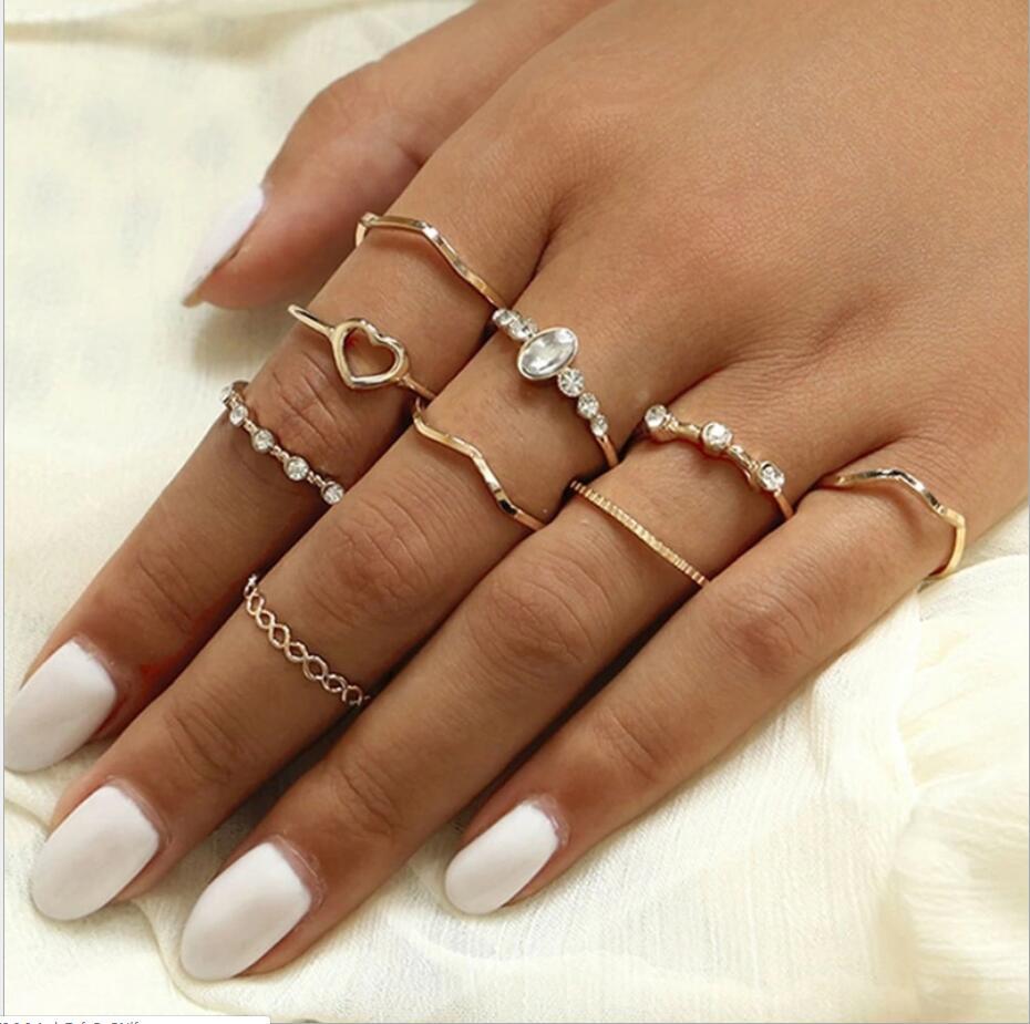 Simple Style Geometric Alloy Plating Rhinestones Women's display picture 7