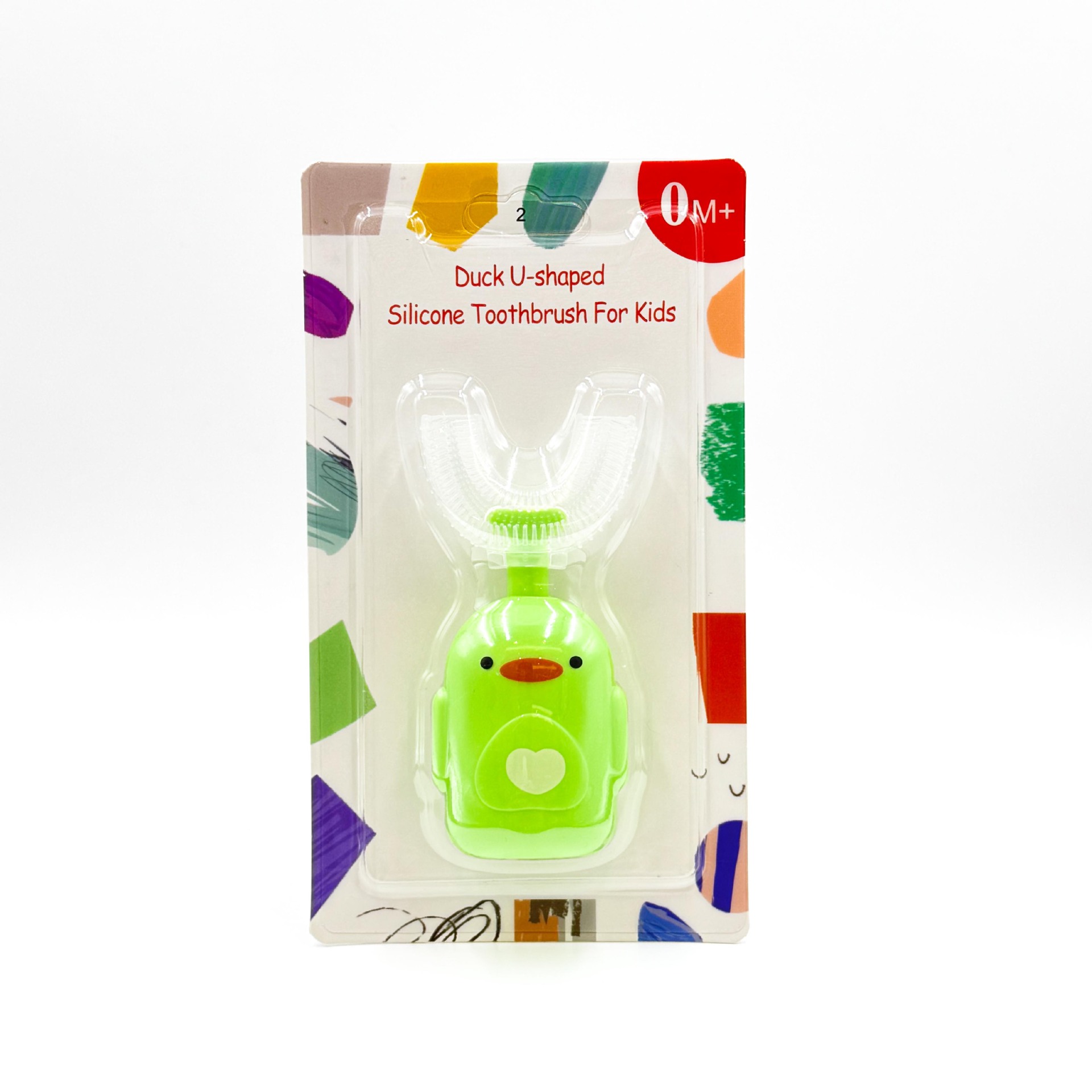 Nuevo cepillo de dientes manual infantil en forma de U cepillo de dientes de silicona bebé bucal limpieza oral manual en forma de U