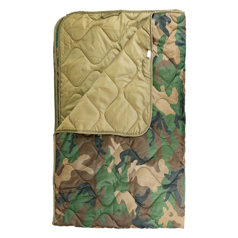 Suministros de camping al aire libre de emergencia plegable camuflaje edredón siesta manta multifuncional aire acondicionado edredón caliente