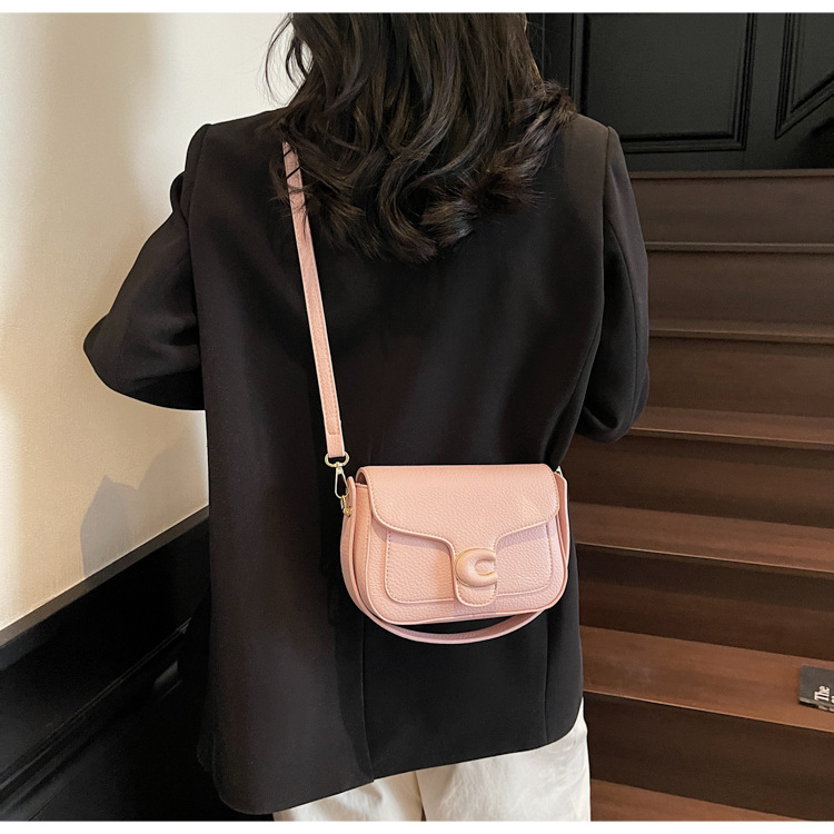 Korean niche fashion handbag for women 2025 new style simple solid color casual small square bag with a sense of high-end crossbody undefined