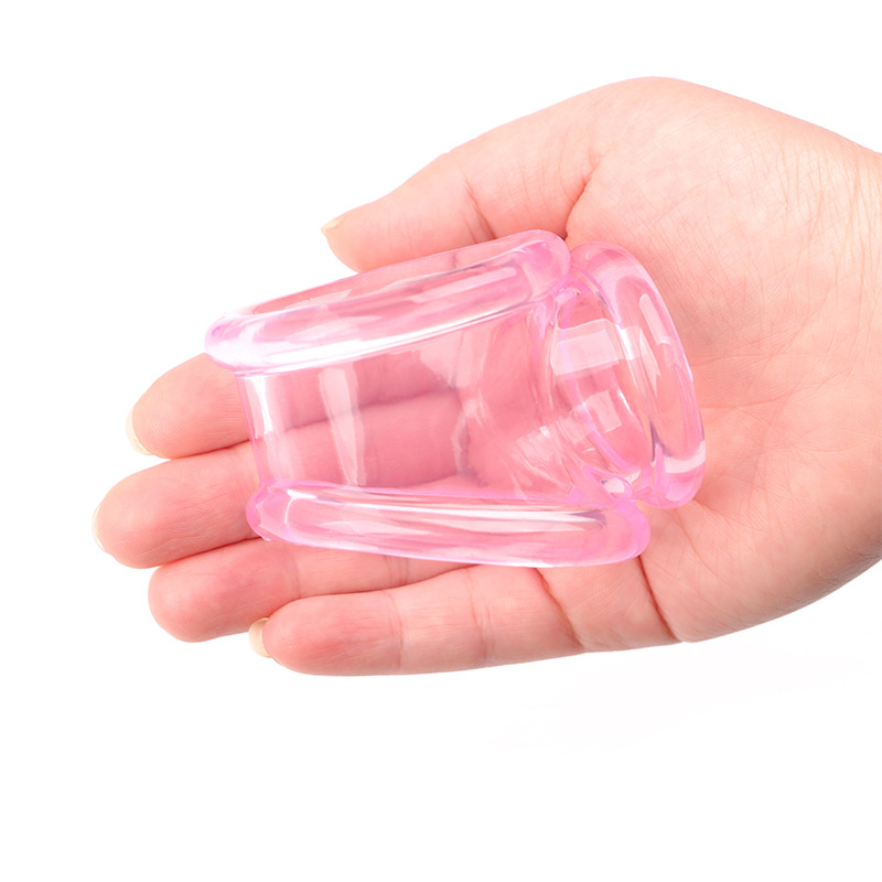 Soft TPE Penis Ring with Triple Lock Design, Elastic Egg-Shaped Delay Ring, Black — detail image 4