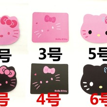 工厂直供 游戏软布猫头鼠标垫 韩国可爱卡通女生创意粉色KT鼠标垫