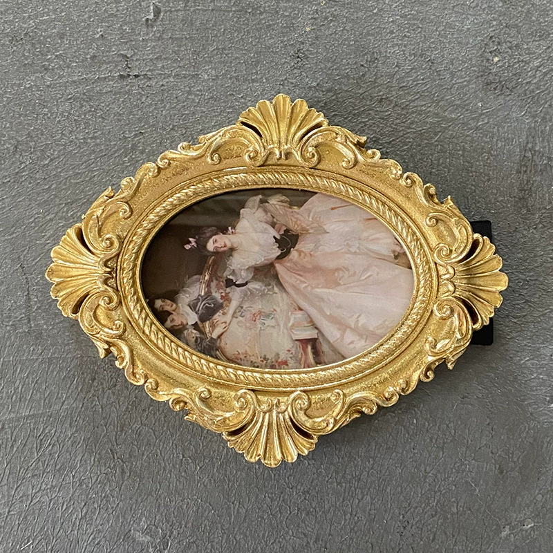 Золотая фоторамка для стены, настенное украшение в европейском стиле, домашний декор