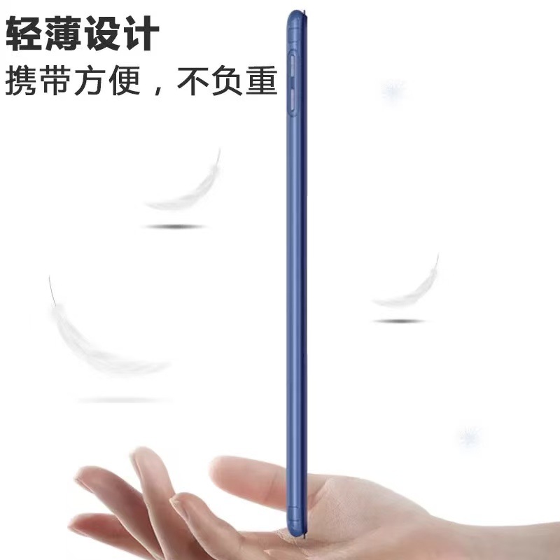 Suitable for ipad fifth generation protective case, ipad 10th generation and 11th generation tablet case with pen slot, anti-fall soft shell with magnetic suction 3