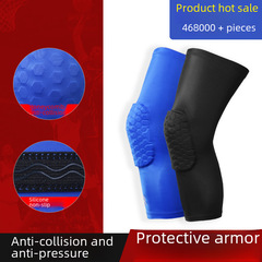 Wholesale adult knee pads honeycomb knee warmers leg guards elastic outdoor sports knee pads