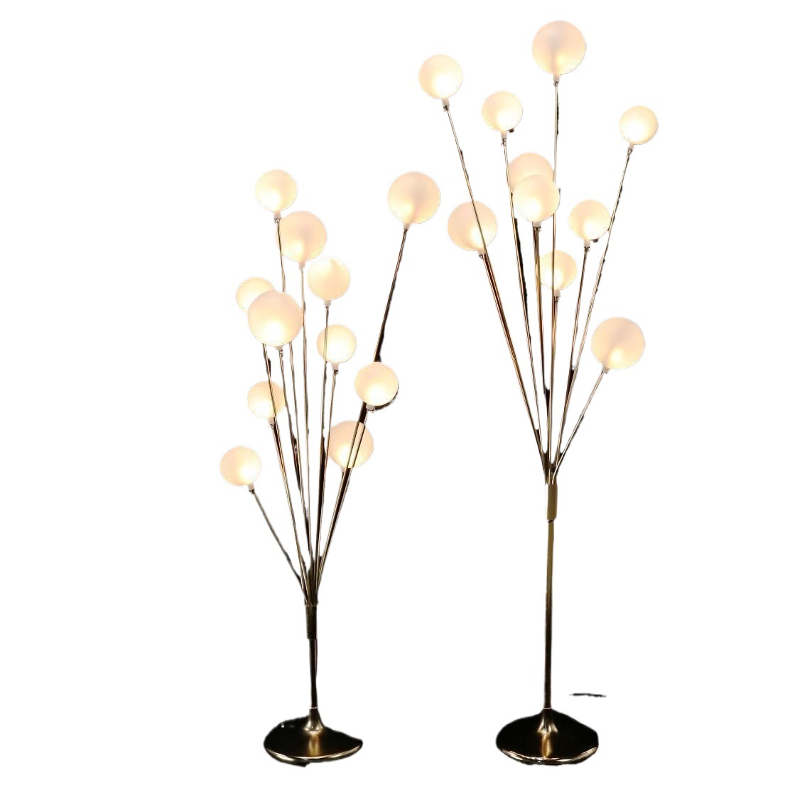 Accesorios de boda, galvanoplastia de hierro, felicidad luminosa, árbol frutal, manzano, bola blanca lechosa, bombilla, guía de carretera, diseño de escenario T
