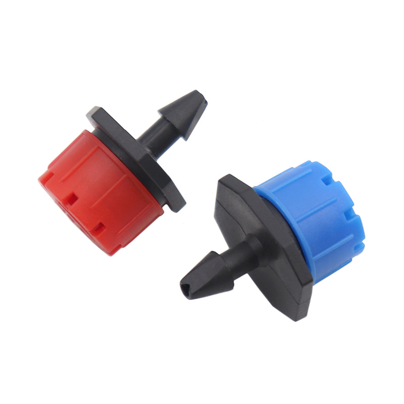 Eight hole small red cap drip blue red 8 hole adjustable garden micro-sprinking jacket accessories equipment fruit tree irrigation