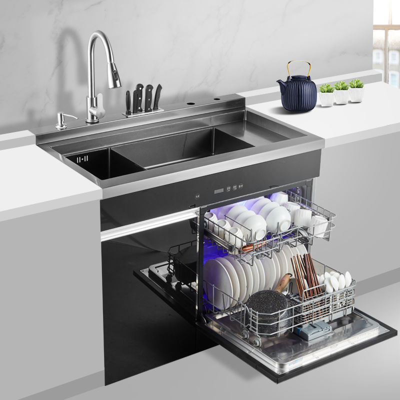 Xinfei Household Dishwasher Automatic Large Capacity Disinfection and Drying Integrated Water Dishwasher