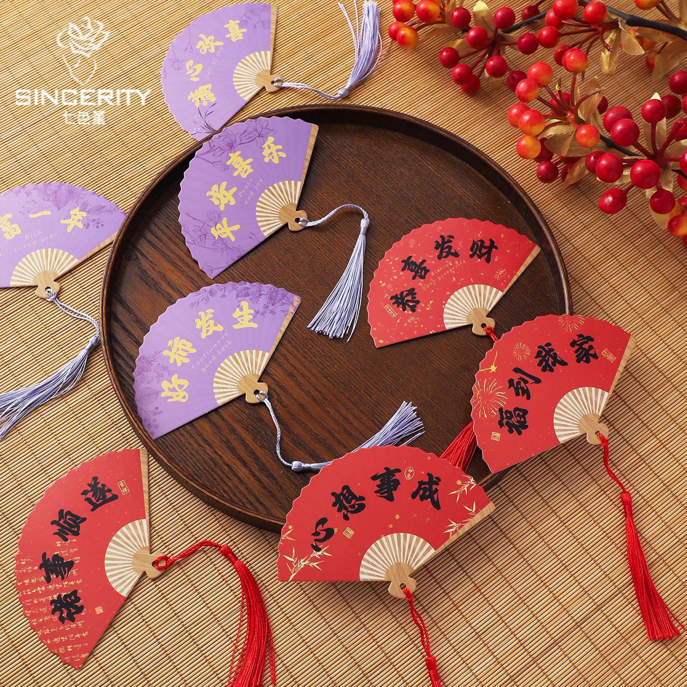 Tarjeta de ventilador de siete colores de cordier flange florista tarjeta de decoración florística diy embalaje manual tarjeta de caja de regalo