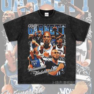 ��ʽ�P��&middot;�Ӄ���Kevin Garnettӡ������T��Vintageˮϴ���f�ذ�