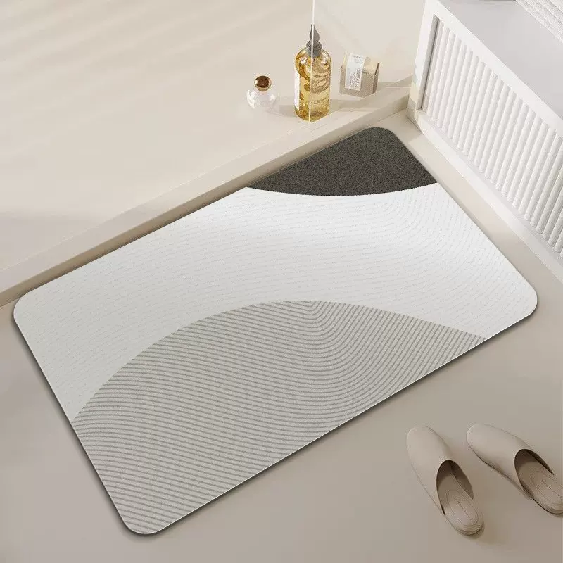 软硅藻泥卫生间地垫速干吸水厨房浴室门口防滑垫厕所洗手间脚垫