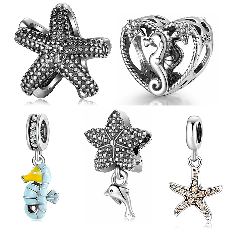 MAGIC CHARMS S925, морское украшение подвеска, браслет, аксессуары, бусины, образец серебро 925, DIY