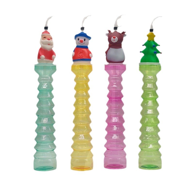 Venta caliente de comercio exterior fabricante spot PET taza de árbol de coco taza de pajita de plástico botella de jugo desechable forma personalizada árbol de coco