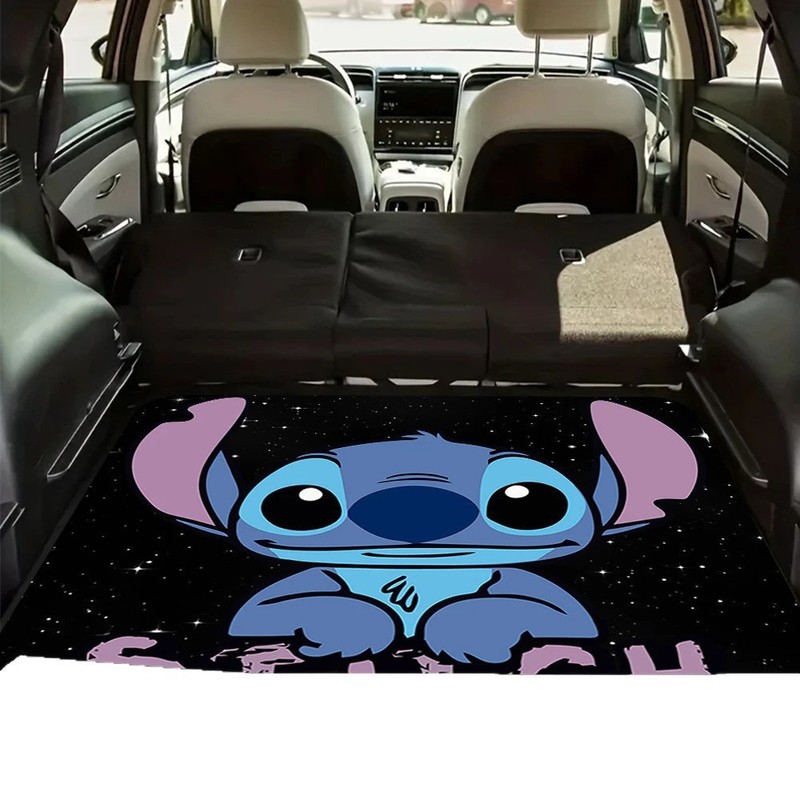 国境を越えた TEMU 漫画のかわいい車のマット、トランク、耐摩耗性、お手入れが簡単、汚れ防止、吸水性、防塵マット、在庫あり|undefined