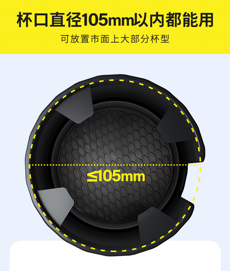 Car Cup Holder Cross-border Refitting Larger Size Kettle Cup Cushion Car Drink Holder Large Caliber Thermos Cup Cup Holder