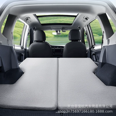 Vehicle-mounted inflatable bed Mattress, Rear Seat Sleeping Pad - default-item-gray-inflatable-camping-mattress-large