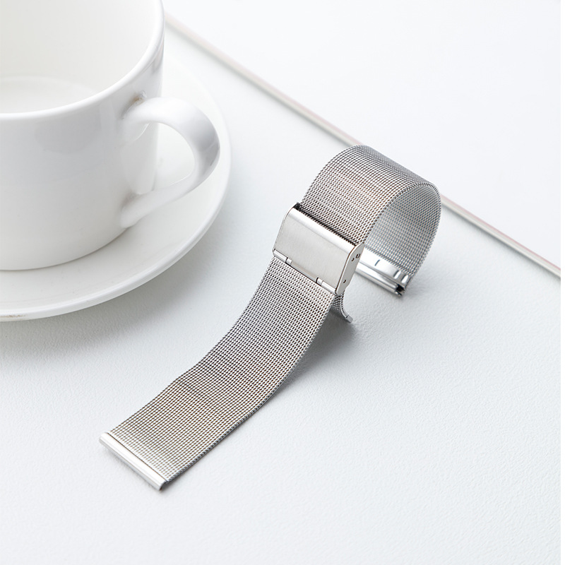 Aplicable para iWatch 04 línea Milán Nice correa Apple Samsung watch4 Huawei GT4 correa de reloj de acero