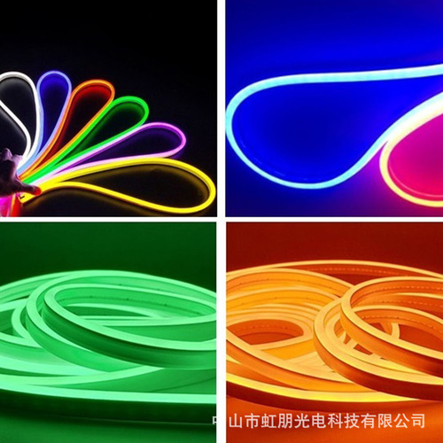 LED Strip Outdoor Neon Strip Home Silicone Wire Lights RGB Colorful Linear Light Low Voltage Waterproof Strip