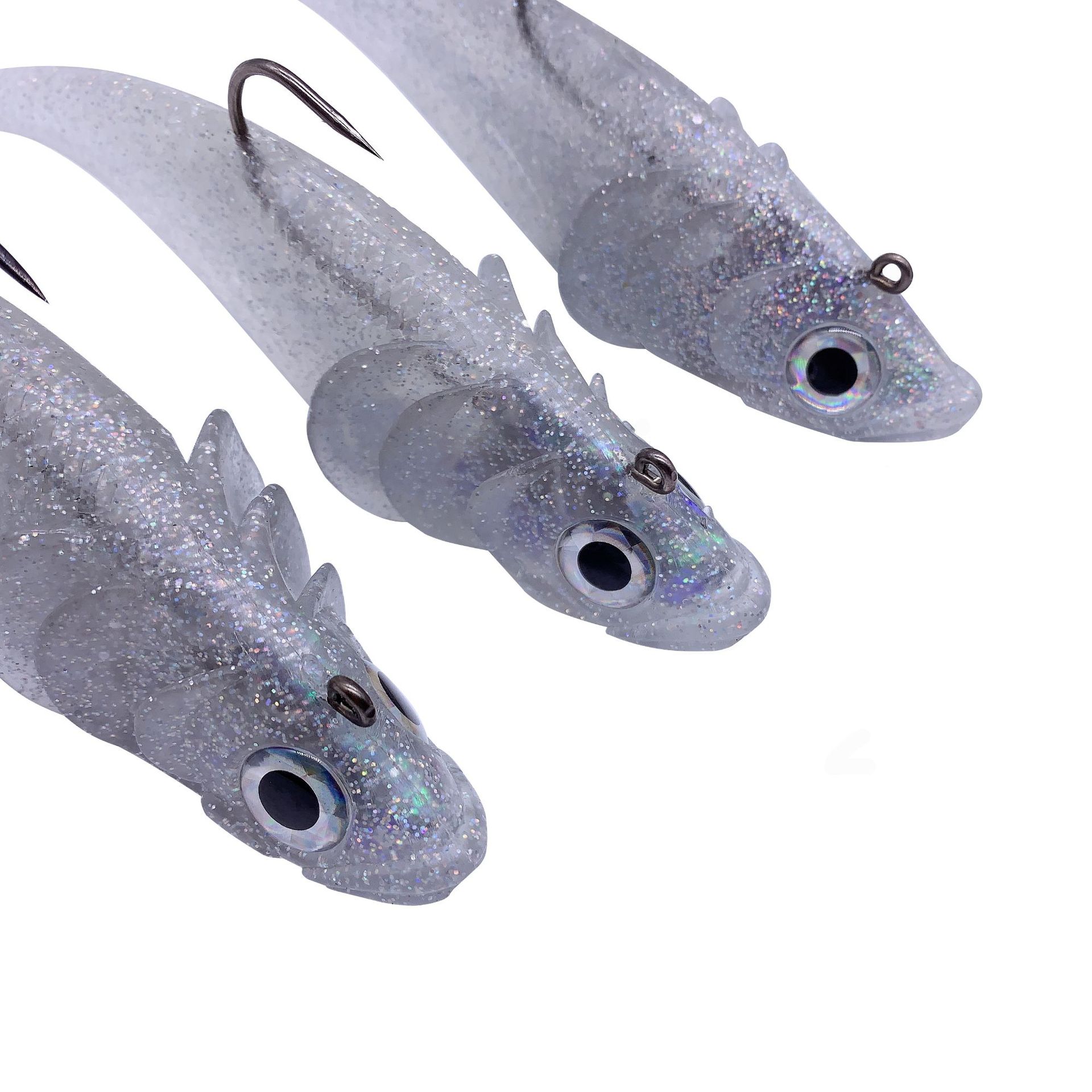 Flutter Paddle Tail Lures Soft Baits Fresh Water Bass Swimbait Tackle Gear